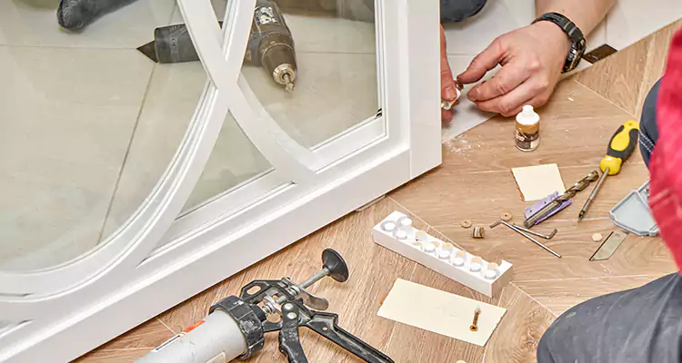 Interior Patio Door Casing Repair in Los Gatos, CA